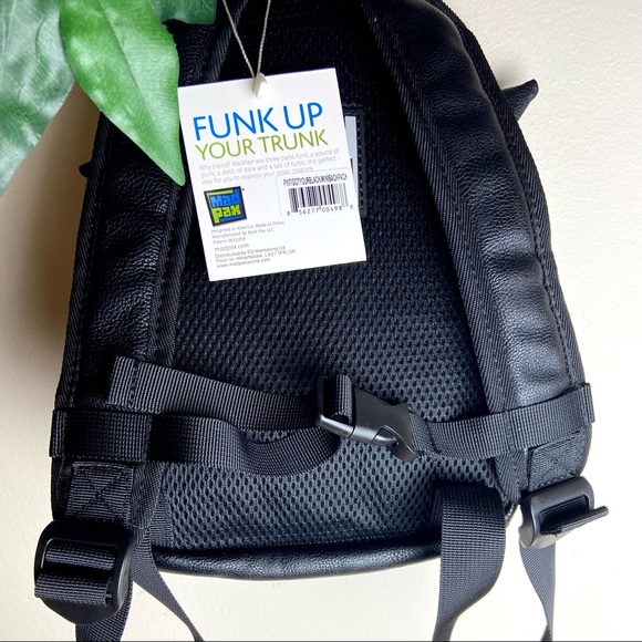 Rare Mad Pax Black Spiketus Rex Pint Mini Backpack - Picture 2 of 10